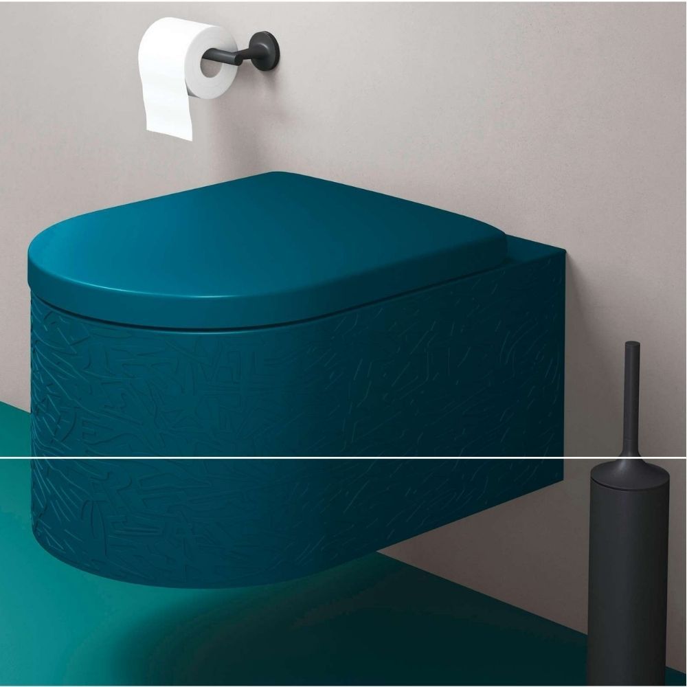 Duravit Greenblue Matt Pattern Wall Hung Toilet